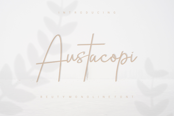 Austacopi: A Handwritten Font for Authentic Branding