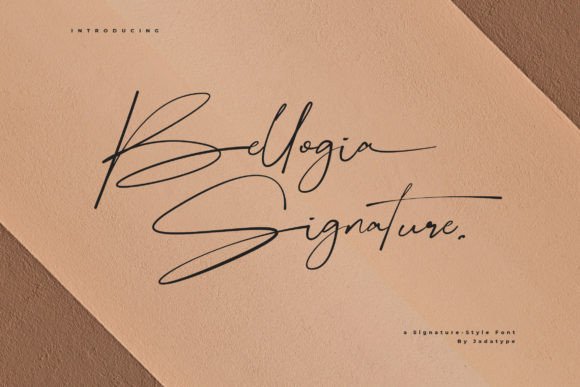 Bellogia Signature: Elevate Your Brand with a Premium Script Font