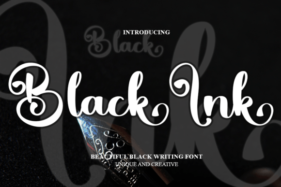 Black Ink Font for Modern Branding and Digital Campaigns