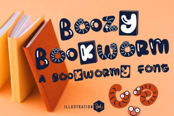 Boozy Bookworm Font for Branding and Creativity