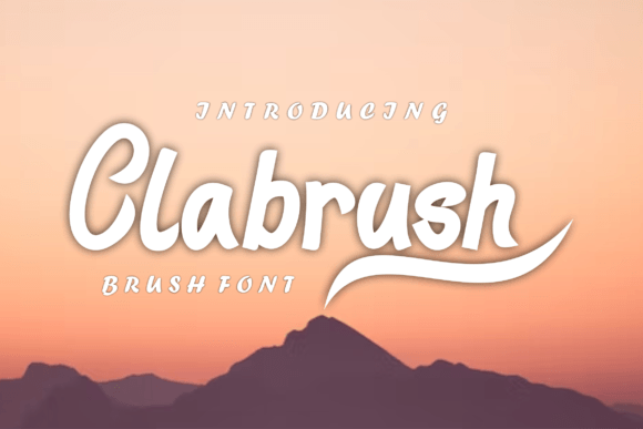 Clabrush: The Modern Script Font That Elevates Your Campaigns