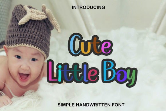 Cute Little Boy Font for Business Branding