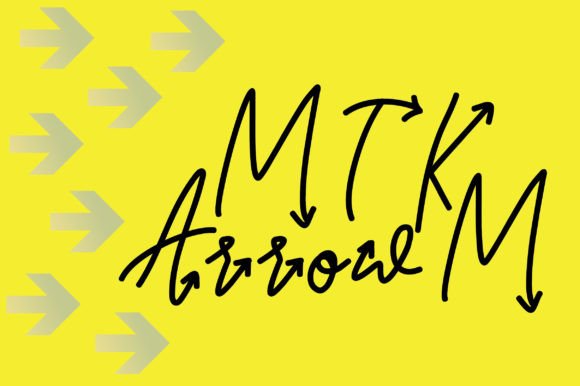 Enhance Your Brand with the Mtk Arrowm Font