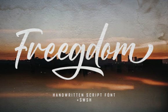 Freegdom: A Modern Handwritten Font for Web Design