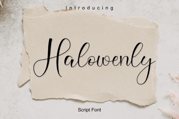 Halowenly: A Fresh Handwritten Font for Craft Creations