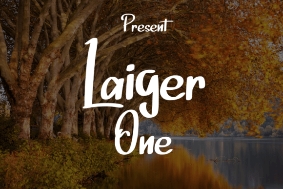 Laiger One: A Handwritten Font for Creative Branding