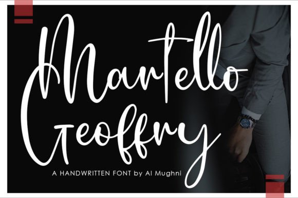 Martello Geoffry Script Font for Editorial Design