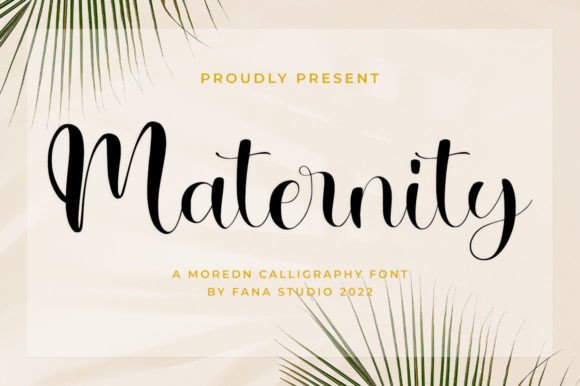 Maternity Font for Professional Branding