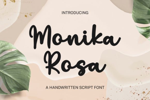 Monika Rosa: A Script Font for Modern Branding