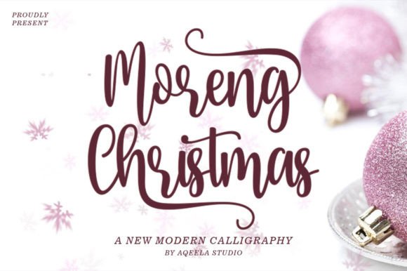 Moreng Chistmas: A Font That Elevates Brand Identity