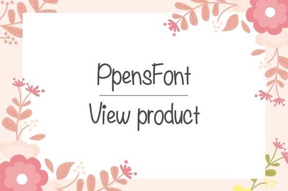 Ppens – A Handwritten Font for Polished Branding