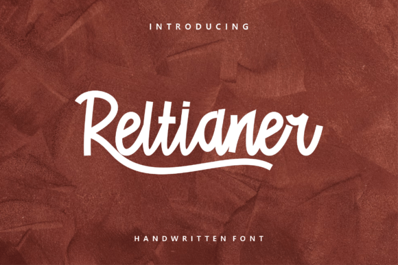 Reltianer: A Handwritten Font for Modern Editorial Design