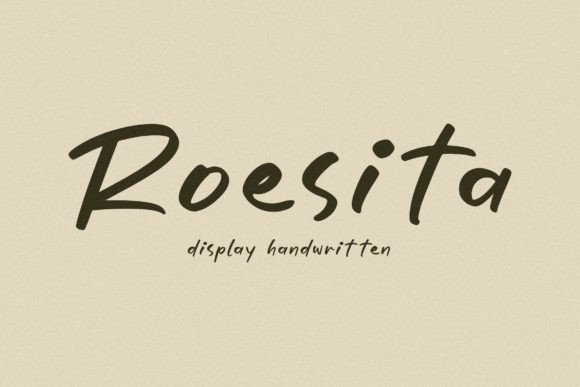 Roesita – A Handwritten Font for Modern Web Design