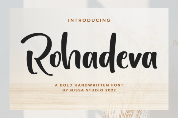 Rohadeva Font for Branding That Feels Handcrafted