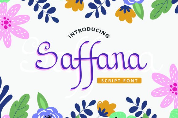Saffana Font for Digital Marketing and Creative Design