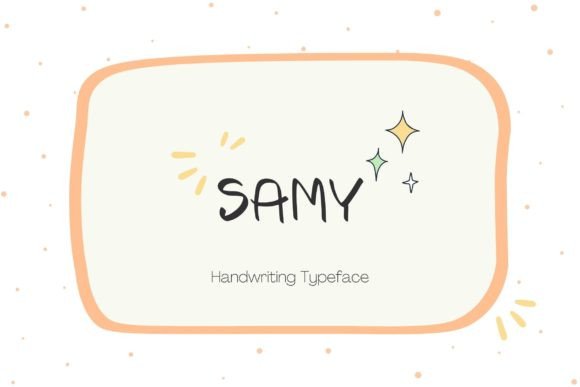 Samy: A Script Font for Creative Projects