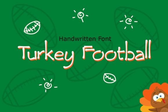 Turkey Football Font for Editorial Design