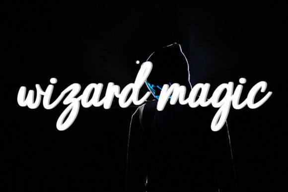 Wizard Magic: A Script Font for Enchanting Design Projects