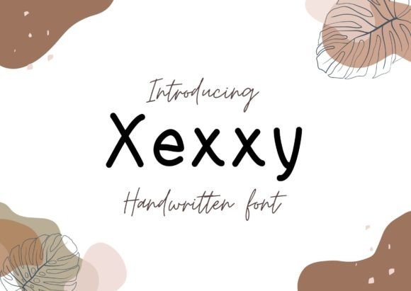 Xexxy: A Handwritten Font for Your Brand